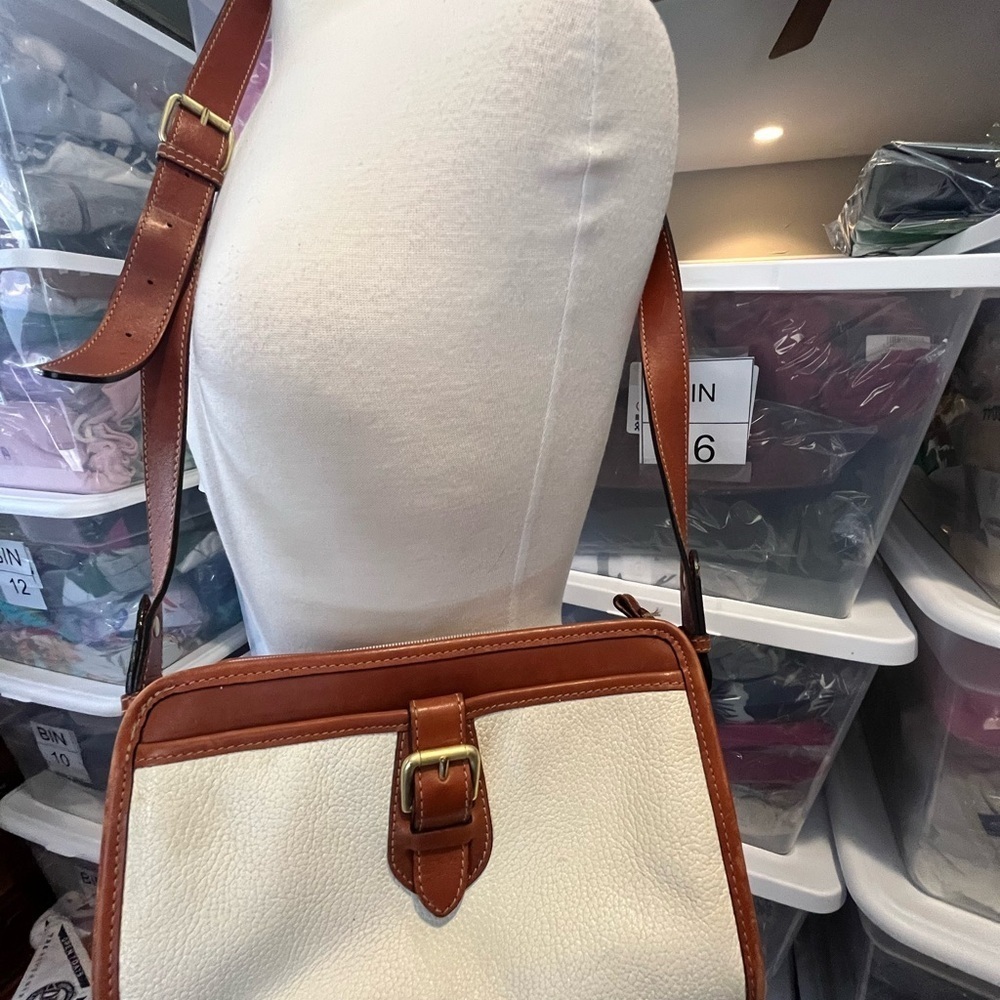 Liz Claiborne Brown and Cream Crossbody Bag